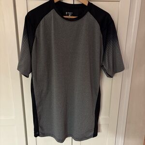 Liberty Charcoal and Black Short Sleeve Tee
